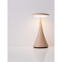 Lyora TafellampElbo zand bruin oplaadbaar met USB - 9030137