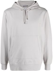 C.P. Company hoodie en coton stretch à logo imprimé - Gris