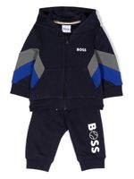 BOSS Kidswear survêtement à chevrons - Bleu - thumbnail