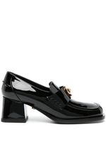 Versace mocassins Alia 55 mm en cuir - Noir - thumbnail