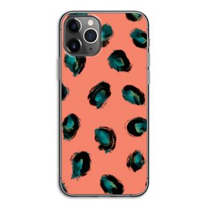 Pink Cheetah: iPhone 11 Pro Transparant Hoesje
