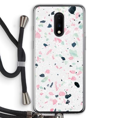 Terrazzo N°3: OnePlus 7 Transparant Hoesje met koord