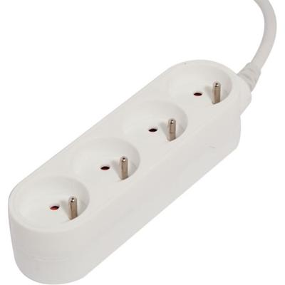 Design Blok - CHACON - 4 x 16A - 1,5 m - Wit (FR)