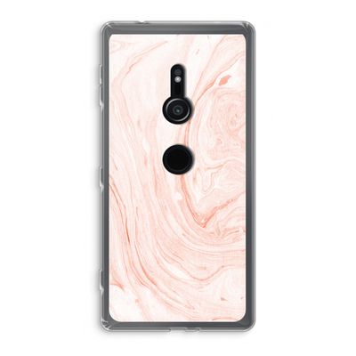 Peach bath: Sony Xperia XZ2 Transparant Hoesje