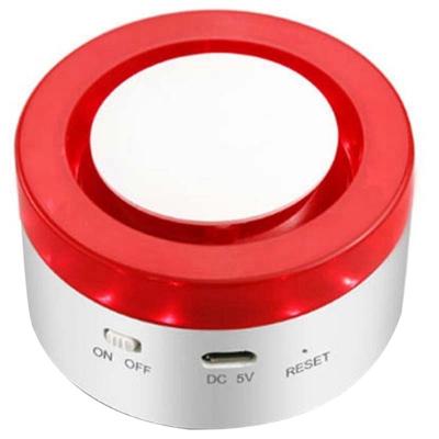 2 stks Smart inbraak alarm Home Store deur en raam infrarood sensor draadloos WiFi beveiligingssysteem (rood)