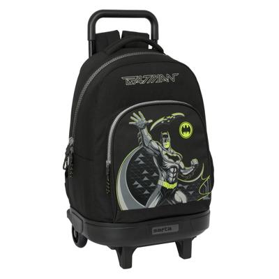 Schoolrugzak met Wielen Batman Game over Zwart 33 x 45 x 22 cm