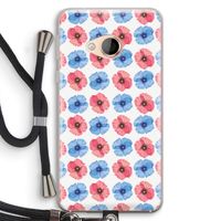 Klaproosjes: HTC U Play Transparant Hoesje met koord