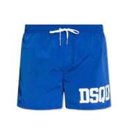 Dsquared2 Logo Zwembroek Heren Blauw - Maat S - Kleur: Zwart | Soccerfanshop - thumbnail