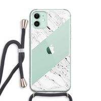 Biggest stripe: iPhone 11 Transparant Hoesje met koord