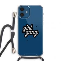 Girl Gang: iPhone 12 mini Transparant Hoesje met koord