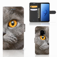 Telefoonhoesje | Met pasjeshouder | Samsung Galaxy S9 Britse Korthaar