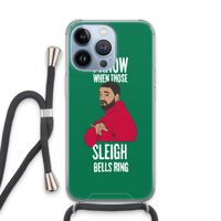 Sleigh Bells Ring: iPhone 13 Pro Transparant Hoesje met koord