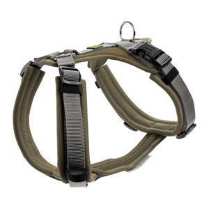 Hunter Harness Maldon - XS - 34-49 cm - Olijfgroen/grijs