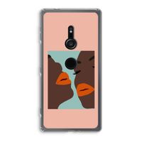 Orange lips: Sony Xperia XZ2 Transparant Hoesje
