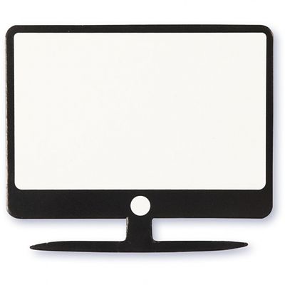 Happy Moments silhouette scherm zwart/wit 62 x 53 mm 10 stuks Happy Moments silhouette scherm zwart/wit 62 x 53 mm 10 stuks