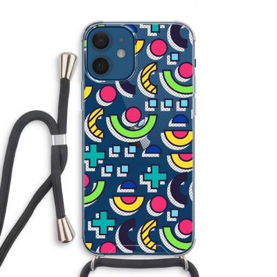 8-bit N°6: iPhone 12 Transparant Hoesje met koord