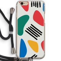 Illustratieve pop 1: iPhone 6 / 6S Transparant Hoesje met koord