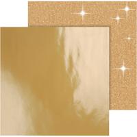Vivi Gade Design papier, vel 30,5x30,5 cm, 120+128 gr, goud, 2 vel/ 1 doos
