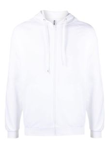 Moschino hoodie zippé à manches longues - Blanc