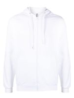 Moschino hoodie zippé à manches longues - Blanc