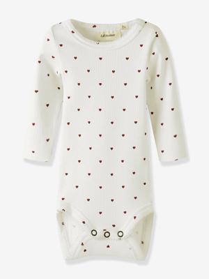 Body met lange mouwen baby meisjes LIL'ATELIER BABY hartjes ecru