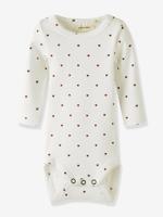 Body met lange mouwen baby meisjes LIL'ATELIER BABY hartjes ecru