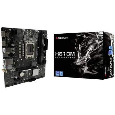 BioStar H610MT-E Moederbord Socket Intel LGA 1700 Vormfactor Micro-ATX Moederbord chipset Intel® H610