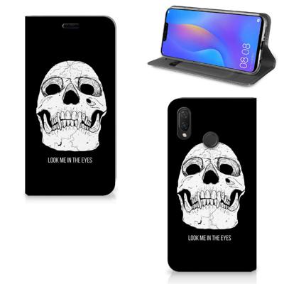 Mobiel BookCase Huawei P Smart Plus Skull Eyes Mobiel BookCase Huawei P Smart Plus Skull Eyes