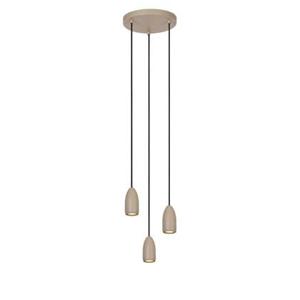 Lucide EVORA Hanglamp 3xGU10 - Taupe