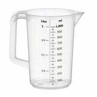 Maatbeker kunststof 1 liter