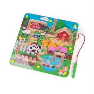 Bigjigs magnetische doolhof spel boerderij