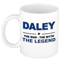 Daley cadeau mok - man myth legend - naam koffiemok - 300 ml - collega - vaderdag