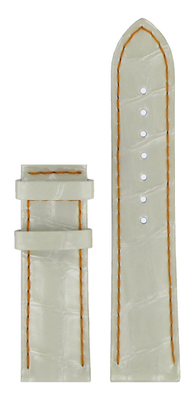 Horlogeband Tissot T610033896 Leder Wit 19mm