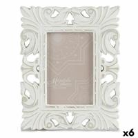 Fotolijsten 18,5 x 23 x 1,3 cm Wit Hout MDF (6 Stuks)