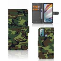 Motorola Moto G60 | Telefoon Hoesje | Army Dark