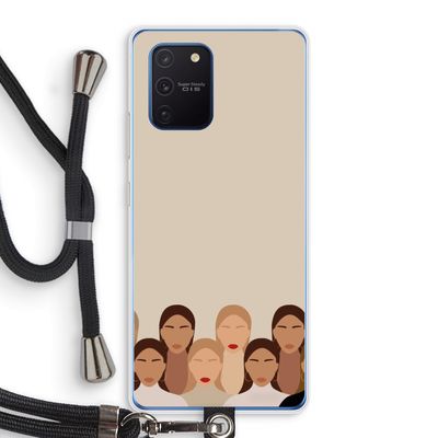 Girls girls girls: Samsung Galaxy Note 10 Lite Transparant Hoesje met koord