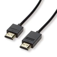 ROLINE 4K HDMI Ultra HD kabel met Ethernet, actief, ST/ST, zwart, 2 m - thumbnail