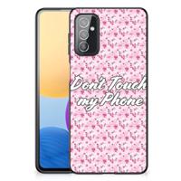 Samsung Galaxy M52 | Telefoon Hoesje | Flowers Pink DTMP Samsung Galaxy M52 | Telefoon Hoesje | Flowers Pink DTMP