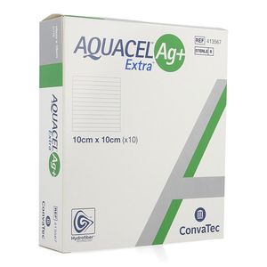 Aquacel Ag+ Extra 10 X 10cm 10 413567