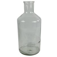 Countryfield Vaas - helder - transparant glas - XXL fles vorm - D24 x H52 cm
