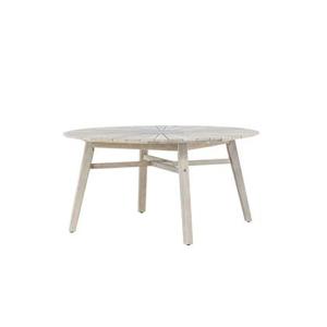 Fjôrd - Eettafel Wit Ø150cm - Acaciahout- Rives