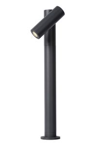 Lucide TATUM - Sokkellamp Buiten - LED - 1x4,5W 3000K - IP65 - Antraciet