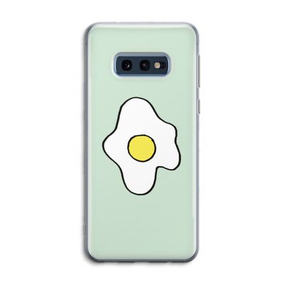 Spiegelei: Samsung Galaxy S10e Transparant Hoesje