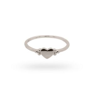 24Kae 12412S Ring Loua Heart zilver Maat 56