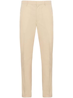 Prada pantalon de costume à fermeture dissimulée - Tons neutres