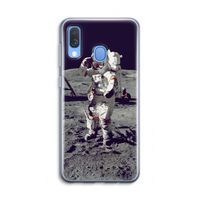Spaceman: Samsung Galaxy A40 Transparant Hoesje