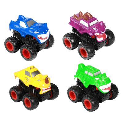Toi-Toys Cars & trucks frictie monstertruck met tanden