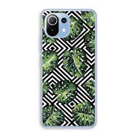 Geometrische jungle: Xiaomi Mi 11 Lite Transparant Hoesje