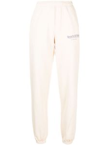 Sporty & Rich logo-print elasticated pants - Tons neutres