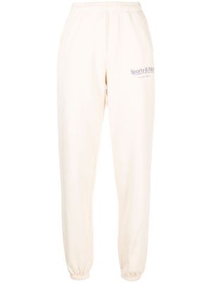 Sporty & Rich pantalon de jogging à logo imprimé - Tons neutres